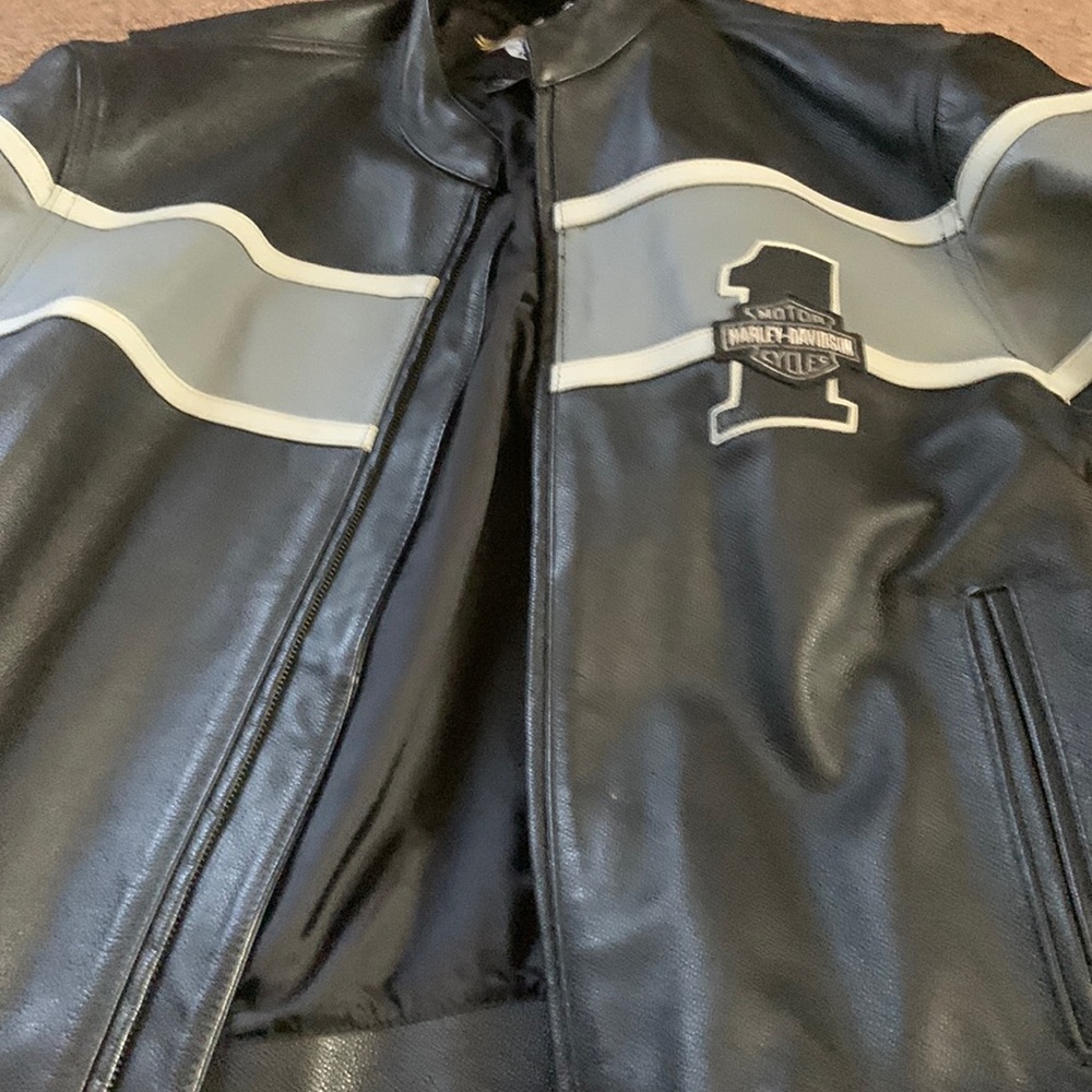 Used like new Harley Davidson leather coat